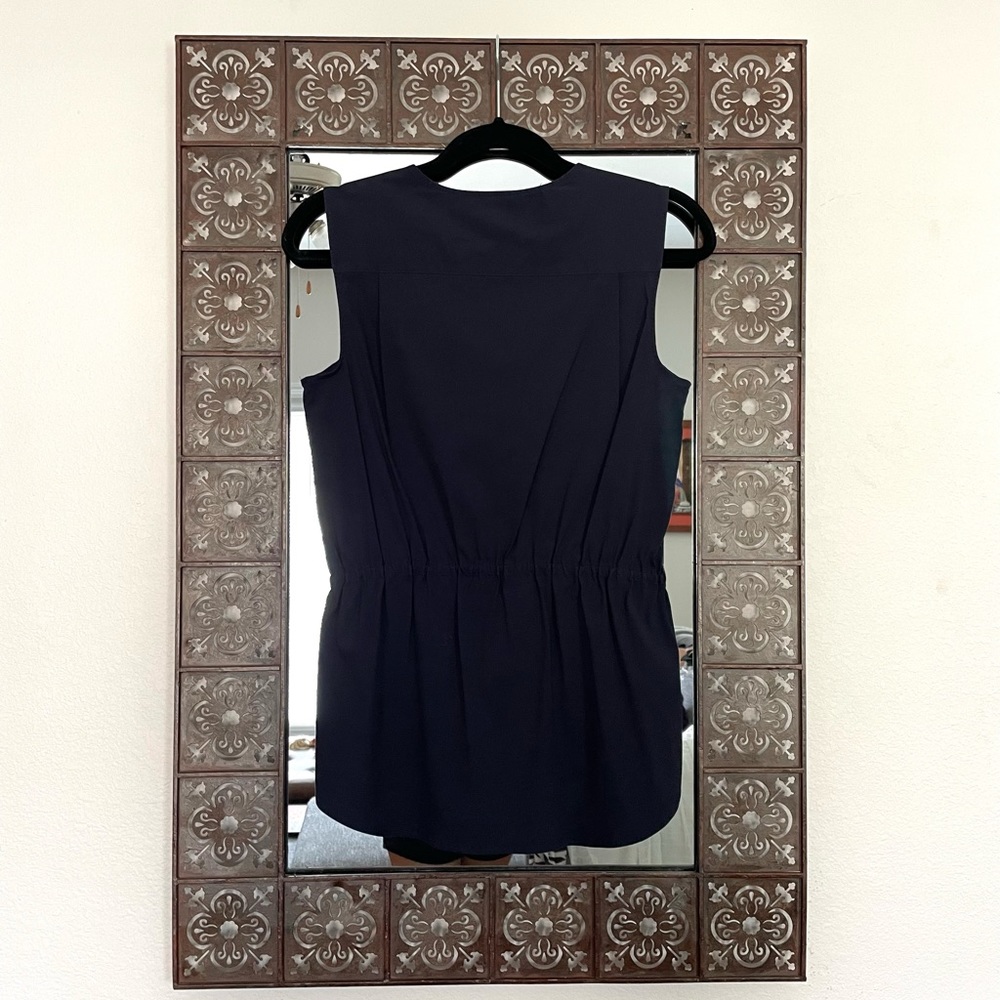 Theory Button Down Sleeveless Blouse - image 5